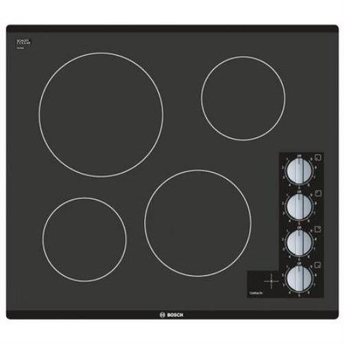 Bosch 24" Infinite Temp Control BlackGlass 500 Series Electric Cooktop NEM5466UC