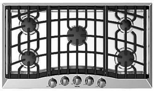 Viking RVGC33615BSS 36" Gas Cooktop with 5 Sealed Burners Stainless 2024 Model