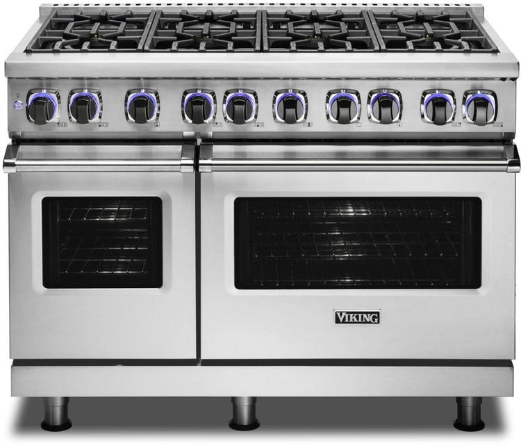 Viking 48" '19 8 Burners SS Pro-Style Freestanding Gas Range VGR74828BSS