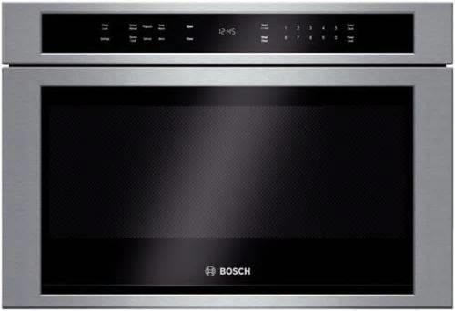 Bosch 800 Serie 24" SS Touch Control 950W Built-in Microwave Drawer HMD8451UC - Alabama Appliance