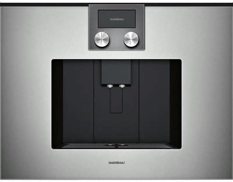 Gaggenau 200 Series 24" Non-Plumbed 19 Bar Built-In Coffee Machine CMP250711 - Alabama Appliance