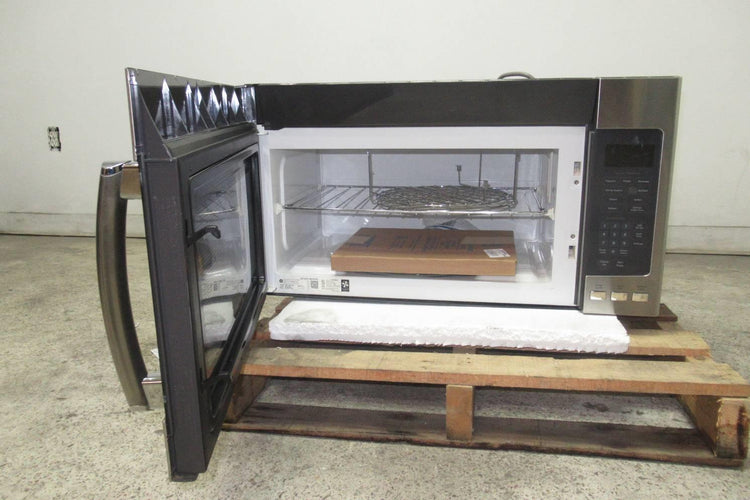 GE 1.9 cu. ft. 1,000 Cooking Watts Over-the-Range SS Microwave Oven JNM7196SFSS