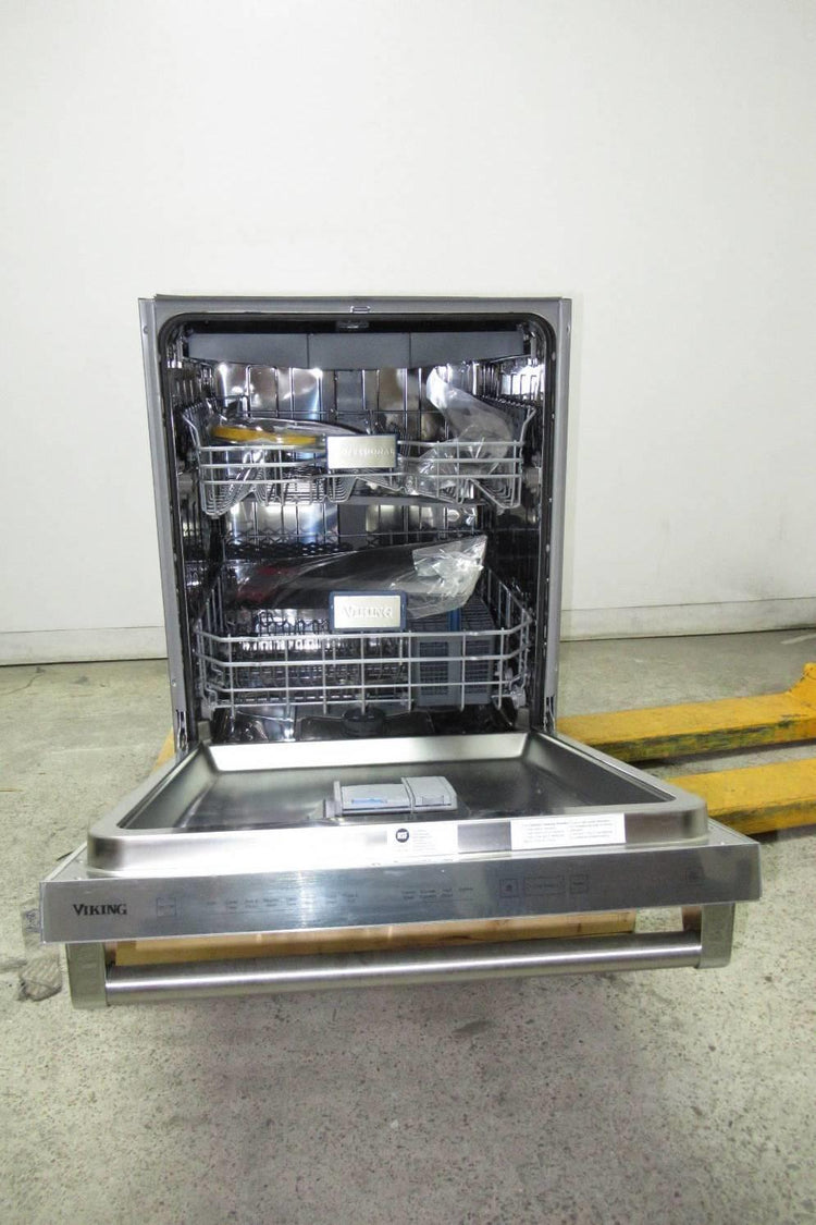 Viking 24 Inch LCD Control Panel Quiet Clean Stainless Dishwasher VDWU524SS