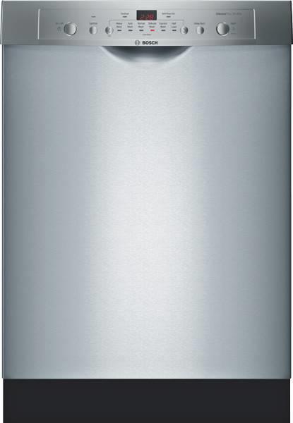 Bosch 100 Series 24 Inch Full Console Built-In Dishwasher SHE3AR75UC