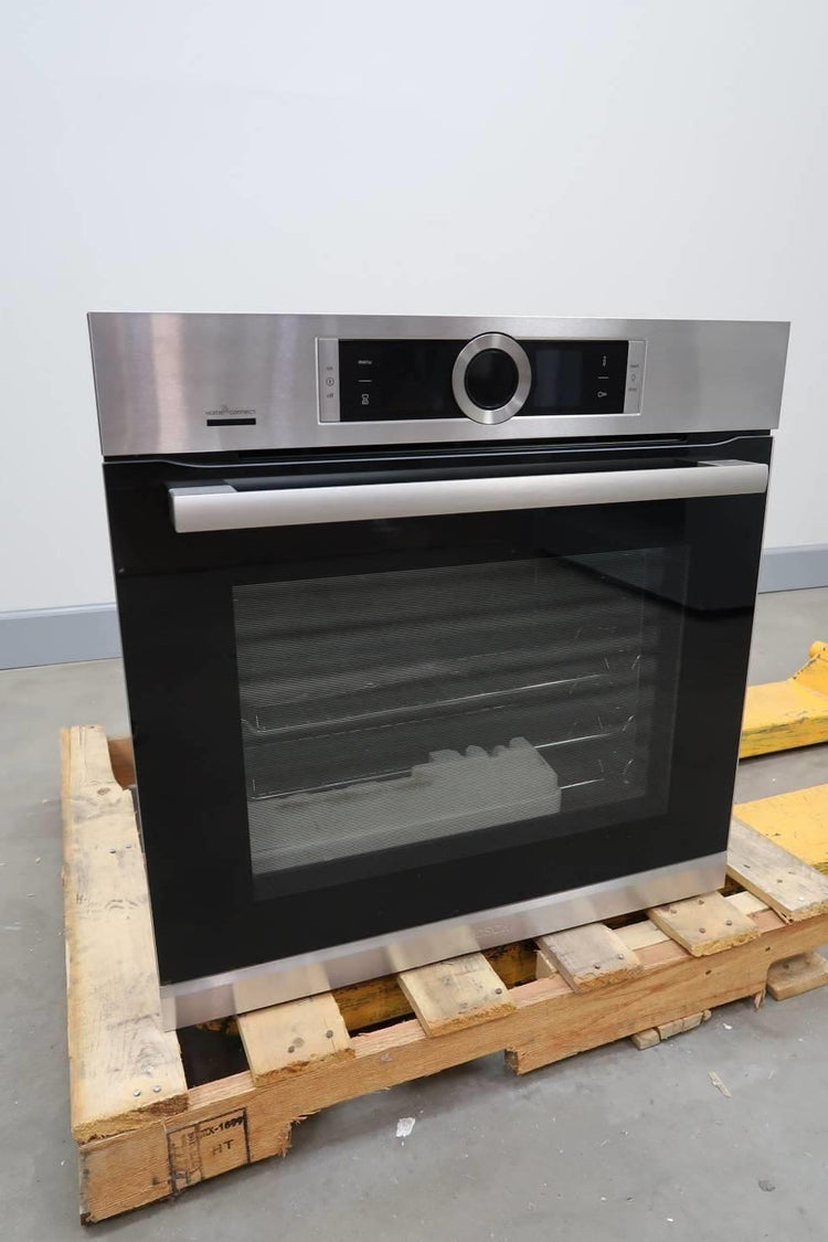 Bosch 500 Series 24" 11 Mode SS Home Connect Single Electric Wall Oven HBE5452UC