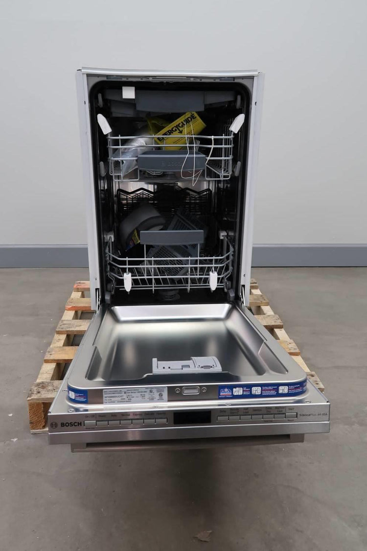 Bosch 800 Series 18" SS 44 dBA ADA Integrated Smart Dishwasher SPX68B55UC