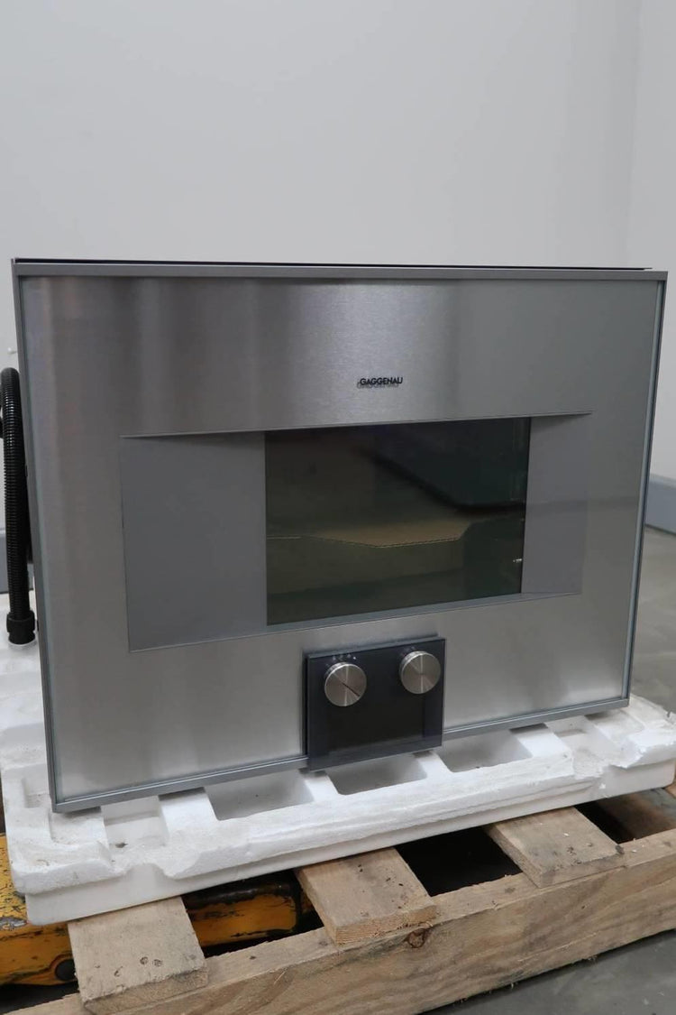 NIB Gaggenau 400 Series 24" Halogen Light. Combi-Steam Convection Oven BS474611