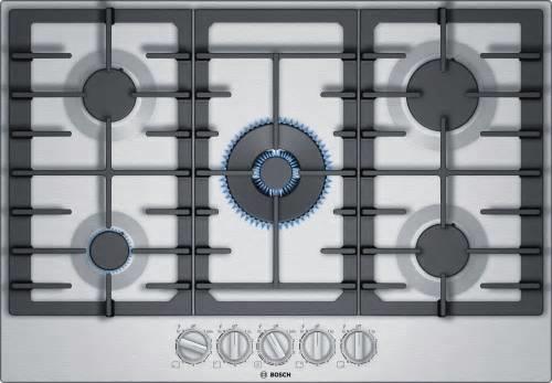 Bosch 30" 5 Sealed Burners Dual-Ring Power 800 Series Gas Cooktop NGM8058UC - Alabama Appliance