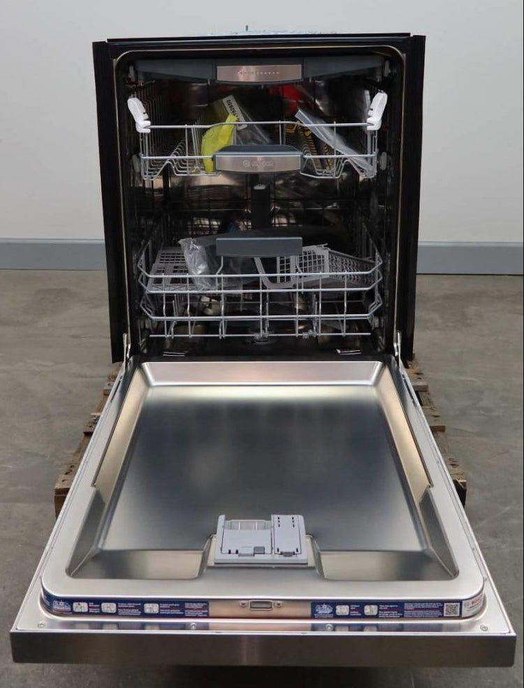 Bosch 800 Series 24" 42dB Crystal Dry InfoLight Stainless Dishwasher SHEM78Z55N