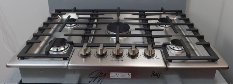 Bosch 800 Series 30" 5 Sealed Burner OptiSim Burner SS Gas Cooktop NGM8056UC