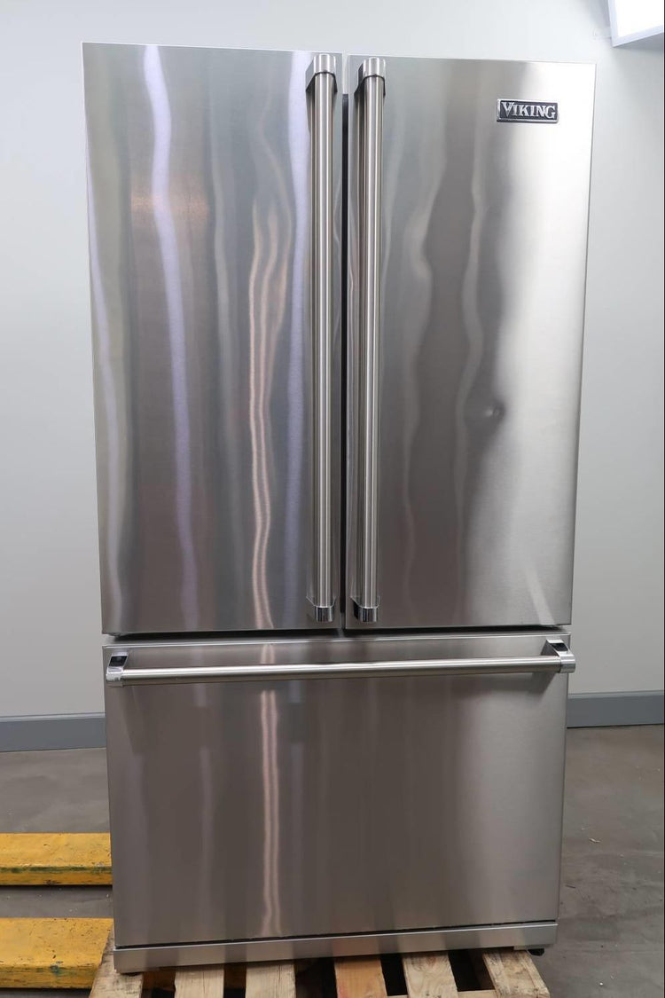 Viking 3 Series '20 36" 22.1 Cu.Ft LED French-Door Refrigerator *RVRF3361SS
