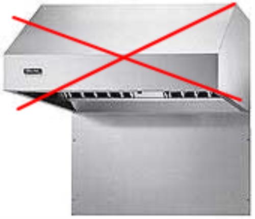 Viking HS24736SS 36" Stainless Wall Hood Backsplash (PLEASE READ DESCRIPTION)