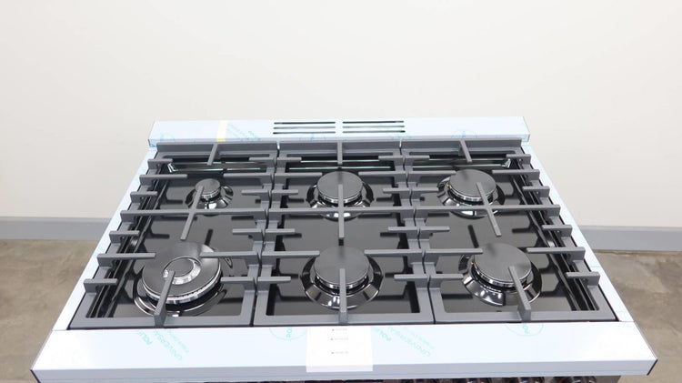 Bosch 36" 800 Series 6 Sealed Burner Black Stainless Duel Fuel Range HDS8645U