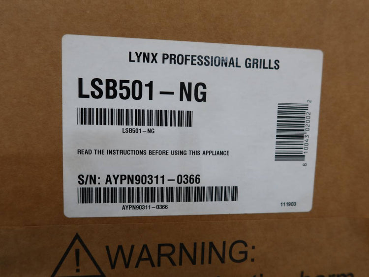 Lynx Sedona 36" 891 sq.in ProSear Natural Stainless Gas BBQ Island L1600GNG
