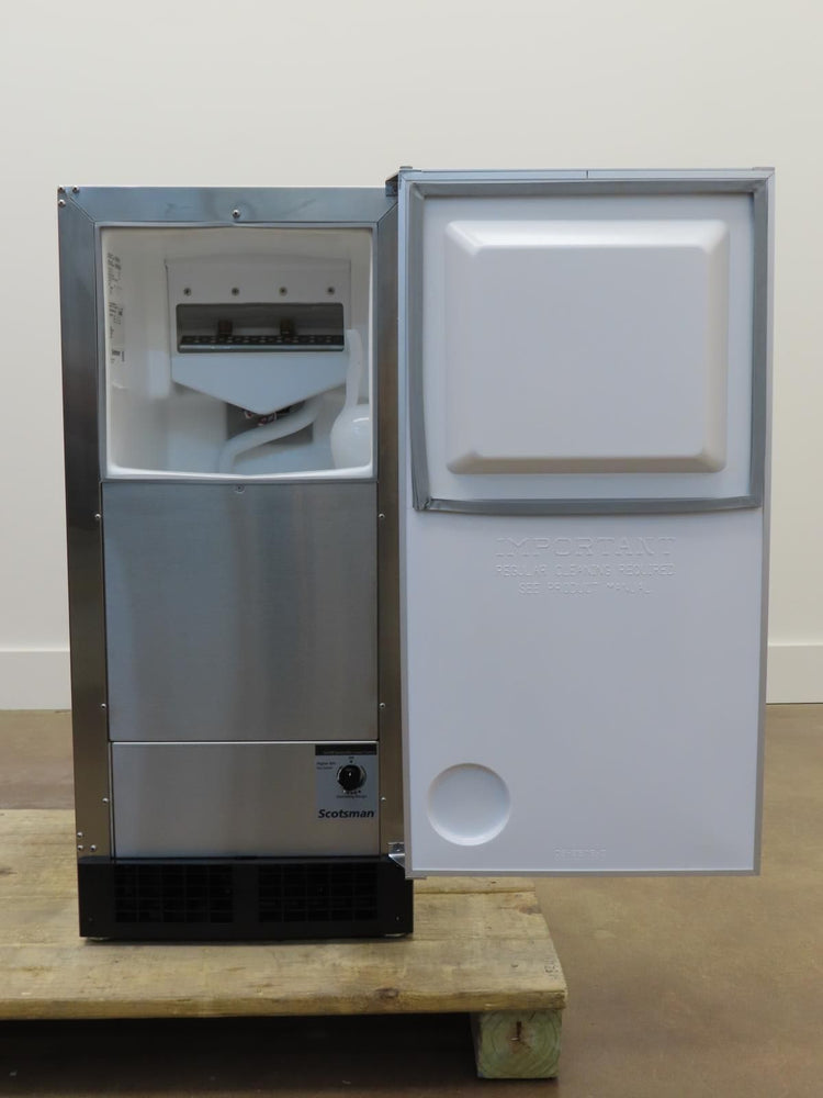 Scotsman DCE33PA1SSD 15" Gourmet Ice Under Counter Panel Ready Ice Maker