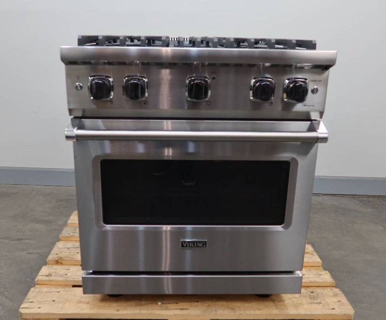 Viking '22 30" 4 Burners ProFlow SS Professional 5 Series Gas Range VGR5304BSS