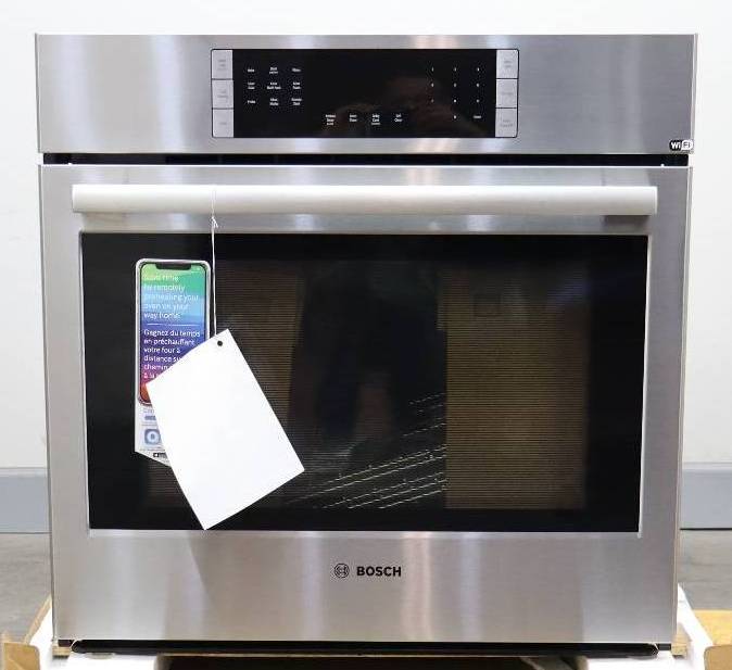 Bosch 800 Series 30" SS Smart Wifi 4.6 Cap Single Electric Wall Oven HBL8453UC