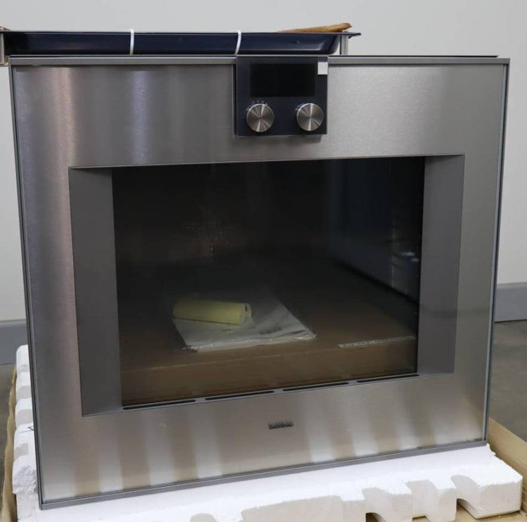 Gaggenau 30" 400 Series 4.5 Cu.Ft TFT Glass Front SS Single Oven BO481613 - Alabama Appliance
