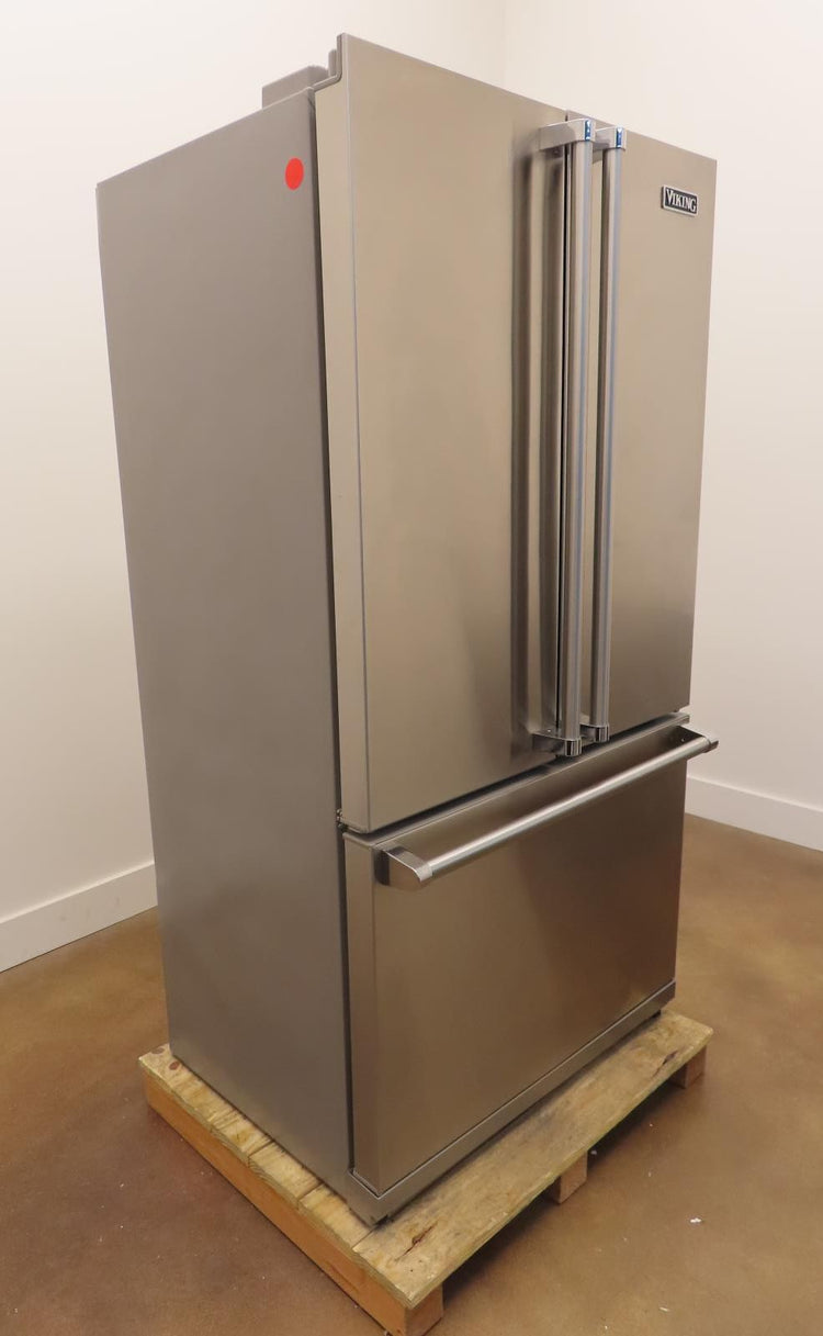 Viking 3 Series RVRF336SS 36 Inch Counter Depth French Door Refrigerator S.S