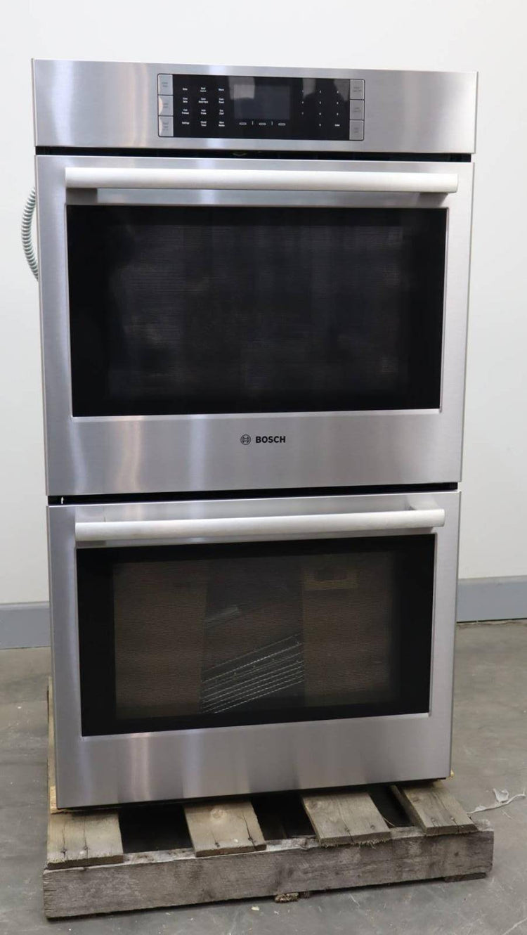 Bosch 30" 4.6 cu.ft 14 Mode SS Double Electric Benchmark Wall Oven HBLP651UC