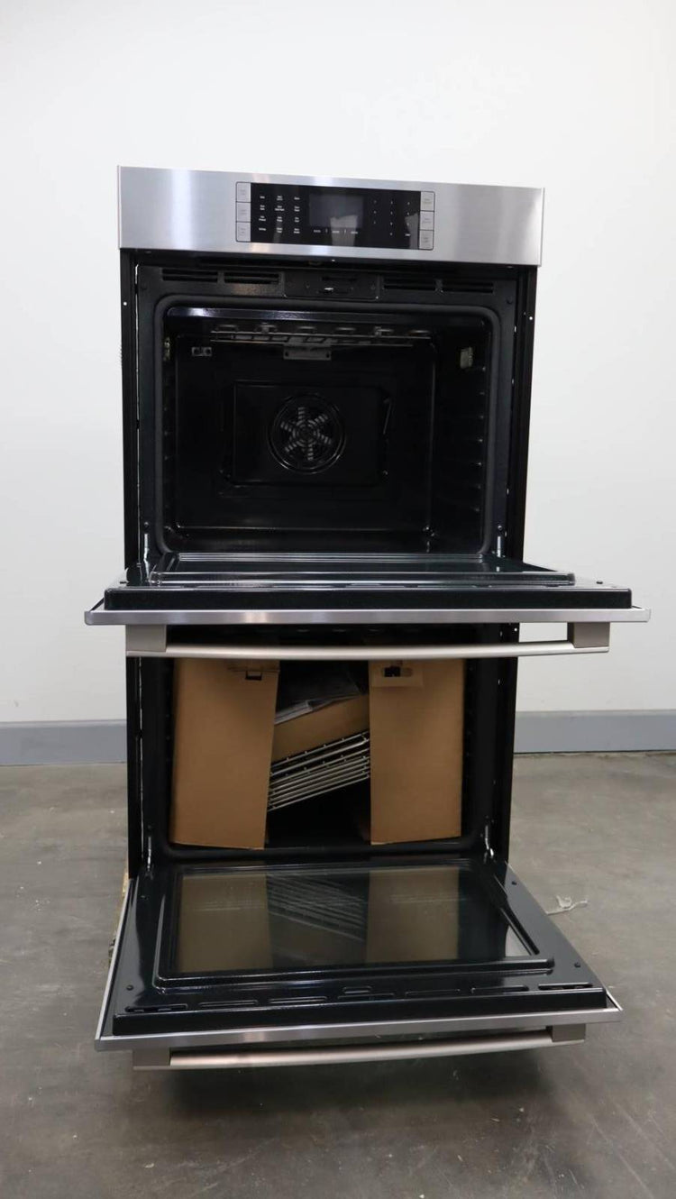 Bosch 30" 4.6 cu.ft 14 Mode SS Double Electric Benchmark Wall Oven HBLP651UC