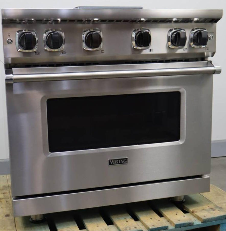 Viking 7 Series 36" SS Freestanding Professional 2021 Gas Range VGR73624GSS