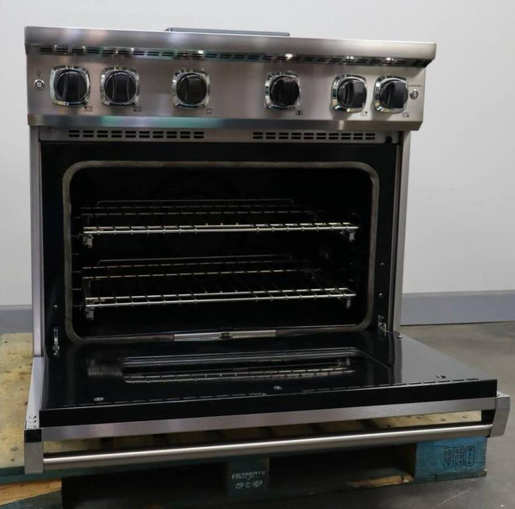 Viking 7 Series 36" SS Freestanding Professional 2021 Gas Range VGR73624GSS