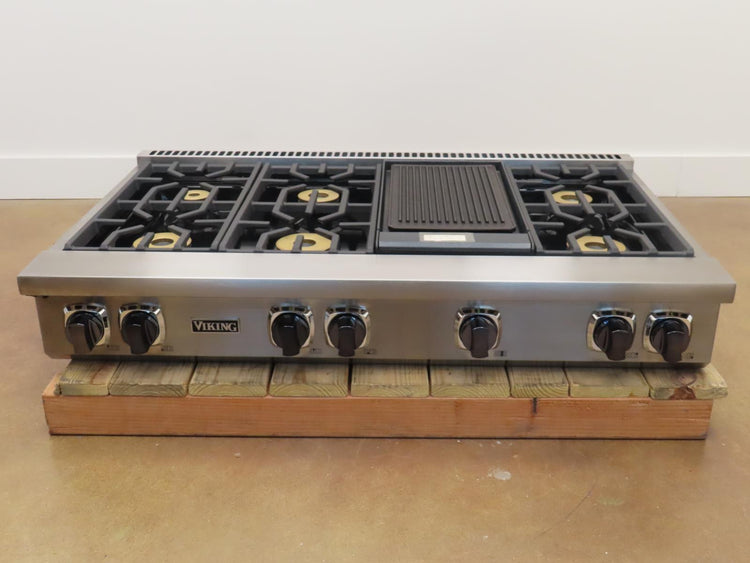 Viking 7 Series VRT7486GSSLP 48" Gas Rangetop With 6 Viking Elevation™ Burners