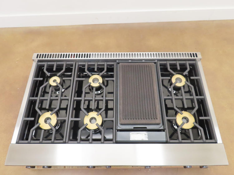 Viking 7 Series VRT7486GSSLP 48" Gas Rangetop With 6 Viking Elevation™ Burners