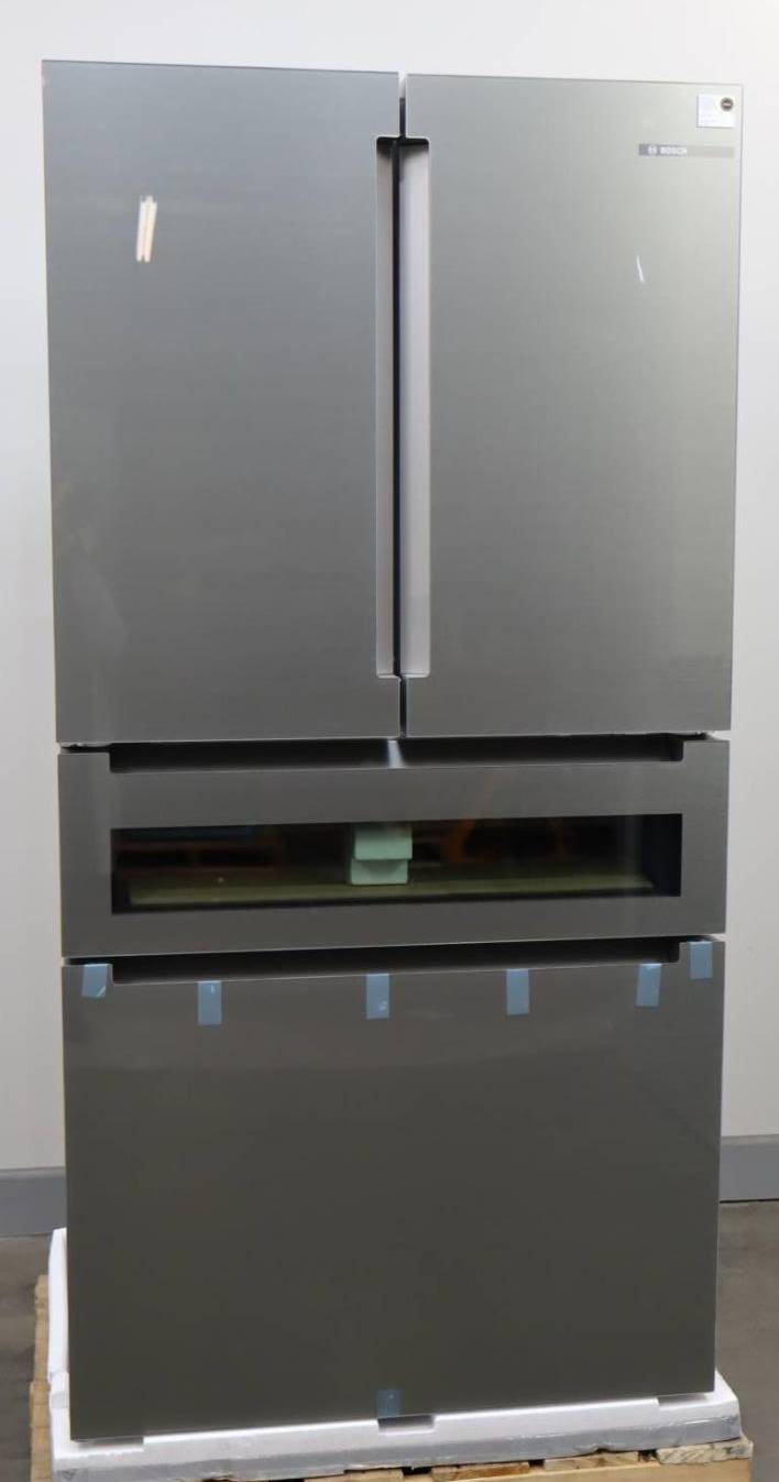 Bosch 36" 20.5 Cu. Ft 800 Series 4 French Door Smart SS Refrigerator B36CL81ENG