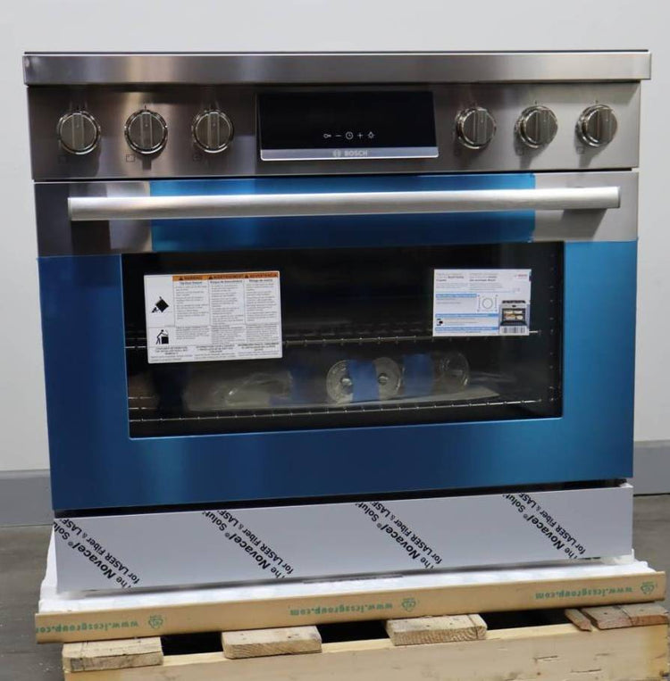 Bosch 36" Slide-In 3.7 cu.ft 5 Elements 800 Series Induction Range HIS8655U