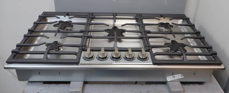 Thermador 36" Patented 5 Star Burner's QuickClean Stainless Cooktop SGSP365TS