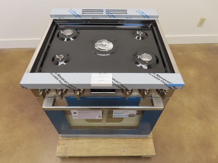 Bosch 800 Series HDS8055U 30" Freestanding Dual Fuel Range Stainless Steel