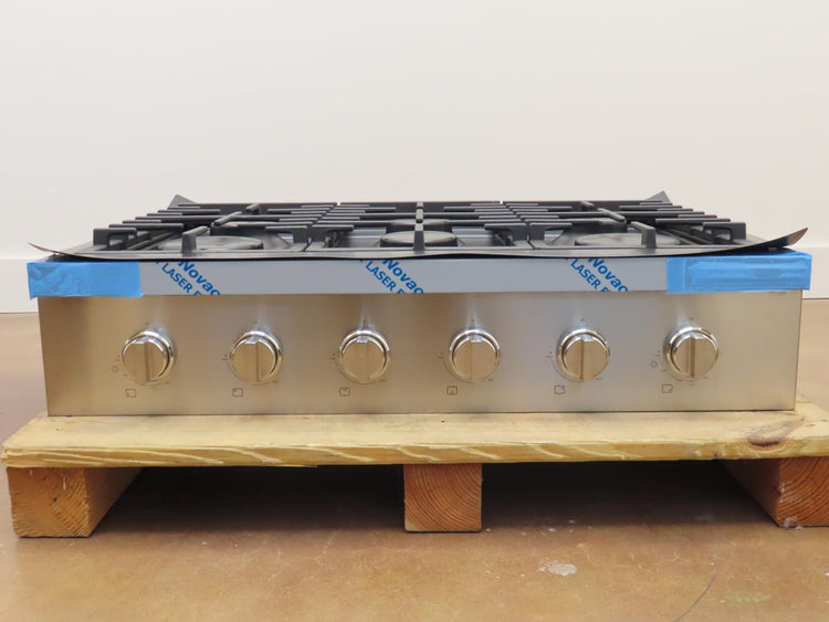 Bosch 800 Series RGM8658UC 36" 6 Sealed Burners Slide-In Gas S.Steel Rangetop