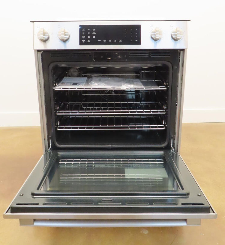 Bosch 800 Series HEI8056U 30" Warming Zone Slide-In Electric Range Pictures