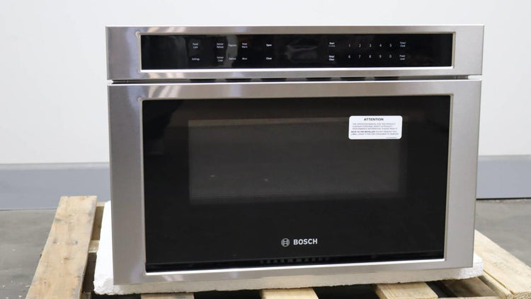 NIB Bosch 800 Serie 24" Touch Control 950W Built-in Microwave Drawer HMD8451UC