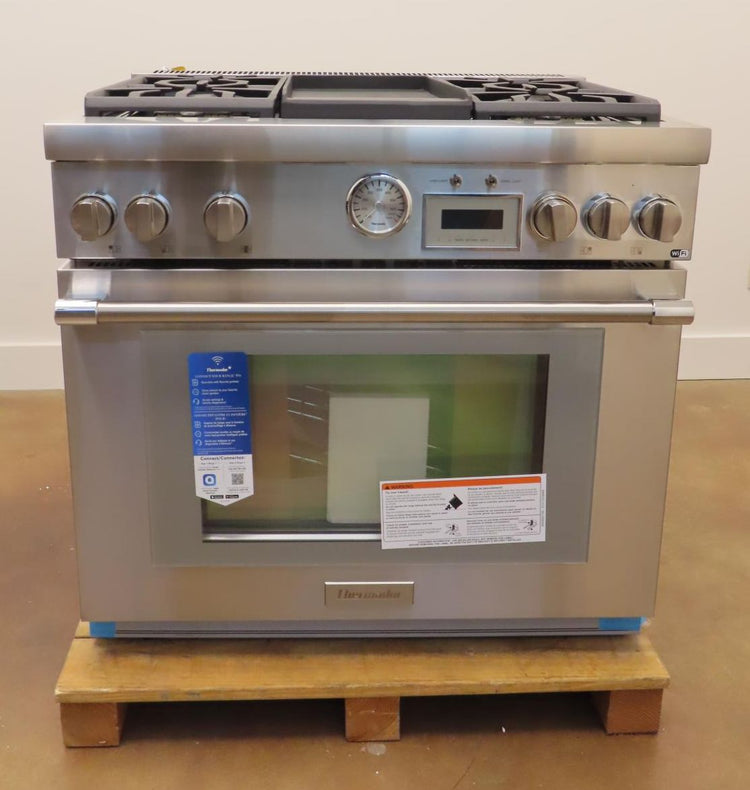 Thermador Pro Grand Professional Series PRD364WDGU 36" Dual Fuel Range
