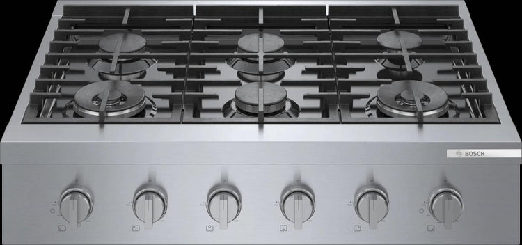 Bosch 800 Series 36" Gas Rangetop Stainless Steel 6 Sealed Burners RGM8658UC