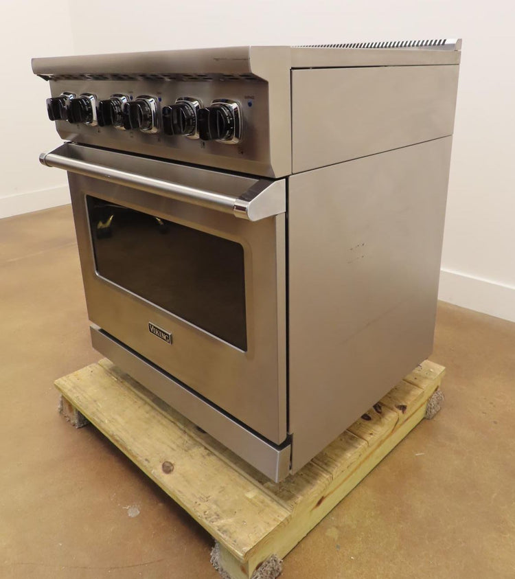 Viking 5 Series VER53014BSS 30 in 4.7 cu.ft S. Steel Freestanding Electric Range