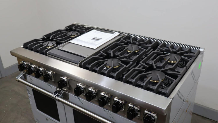 Viking Professional 5 Serie 48" Freestanding 2022 Stainless Gas Range VDR5486GSS