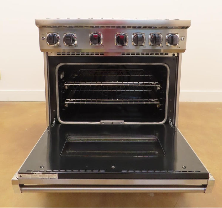 Viking 7 Series VGR73626BSS 36" Sealed Burner Gas Range Stainless S. 2023Model