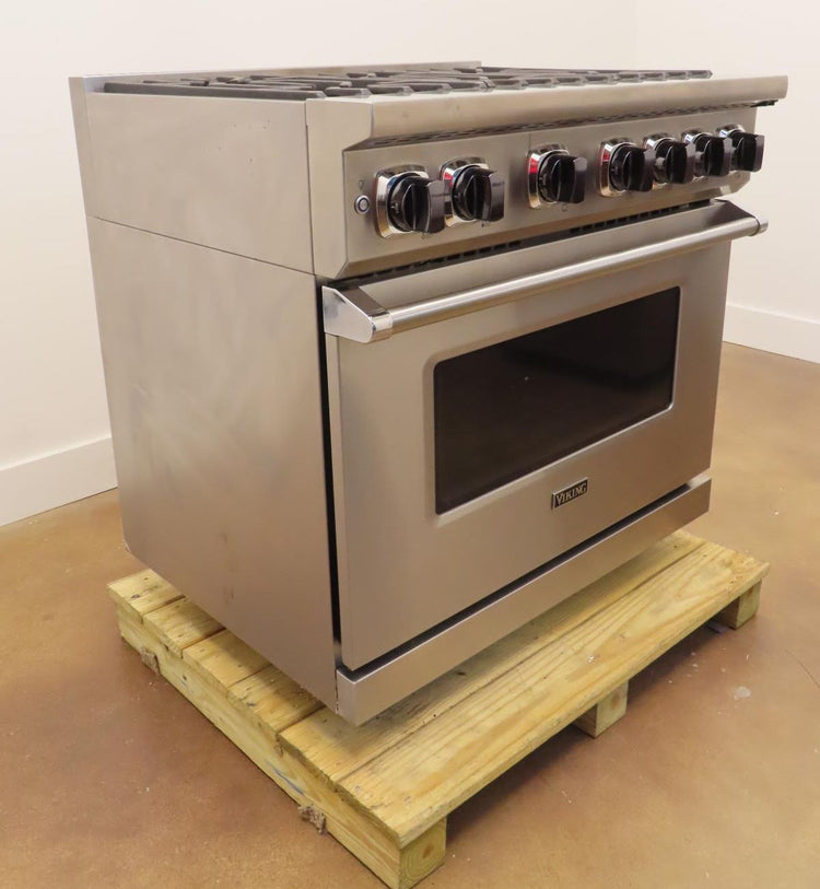 Viking 7 Series VGR73626BSS 36" Sealed Burner Gas Range Stainless S. 2023Model