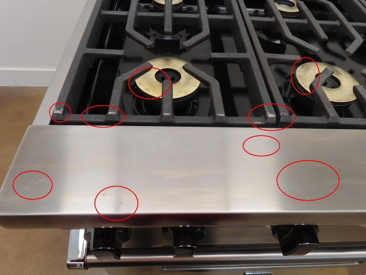 Viking 7 Series VGR73626BSS 36" Sealed Burner Gas Range Stainless S. 2023Model