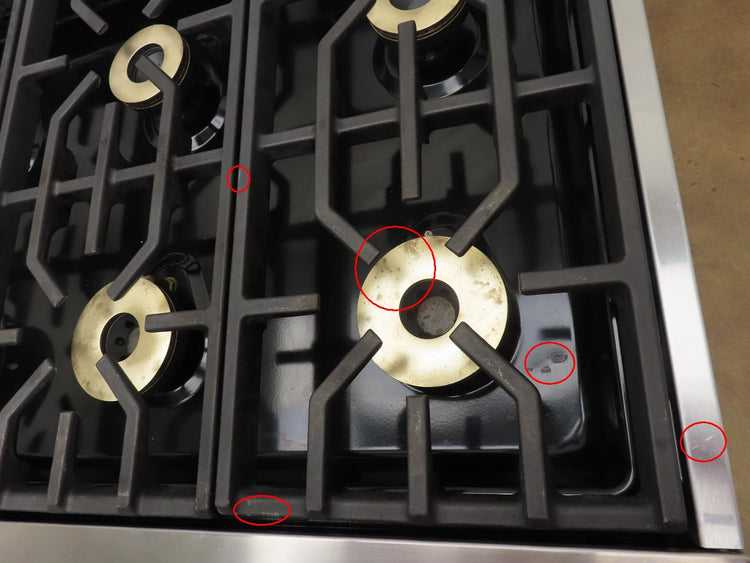 Viking 7 Series VGR73626BSS 36" Sealed Burner Gas Range Stainless S. 2023Model