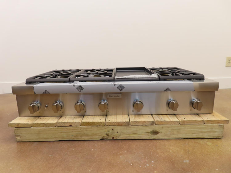 Thermador Professional Series PCG486WD 48" 6 Star Burners Stainless S. Rangetop