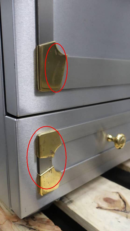 La Cornue CornueFe 90 36" Freestanding Induction Range 3.81 FtCap SS Brass C9IFI