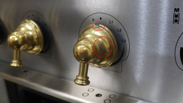 La Cornue CornueFe 90 36" Freestanding Induction Range 3.81 FtCap SS Brass C9IFI