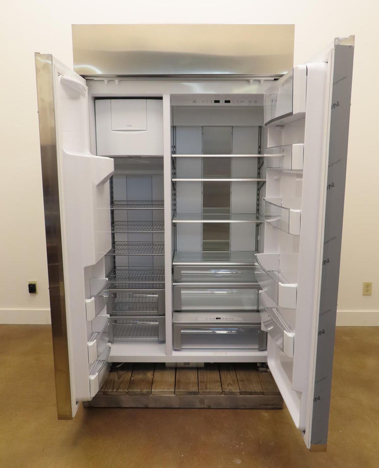 Monogram ZISS480DN 48" Counter Depth Built-In SidebySide Smart Refrigerator Pics