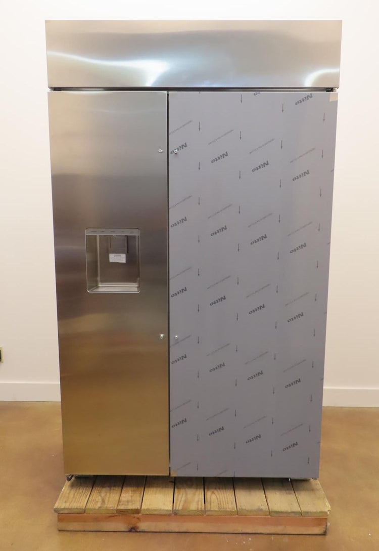 Monogram ZISS480DN 48" Counter Depth Built-In Side by Side Smart Refrigerator