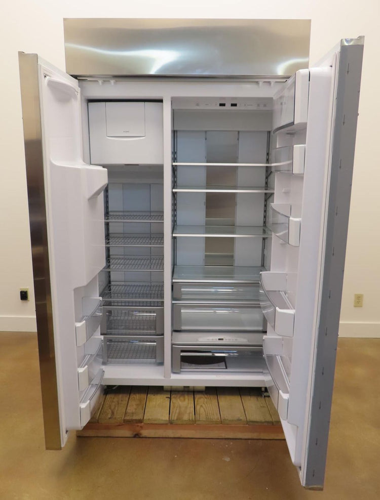 Monogram ZISS480DN 48" Counter Depth Built-In Side by Side Smart Refrigerator